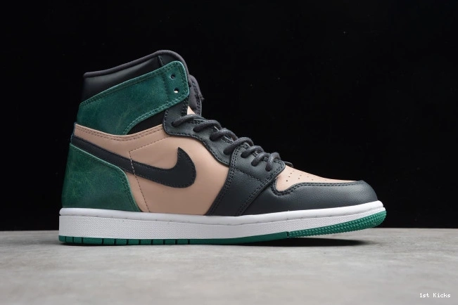 1st Kicks High Air Beige Green Anthracite 1 Mystic Jordan Bio AH7389-203 Retro 0717